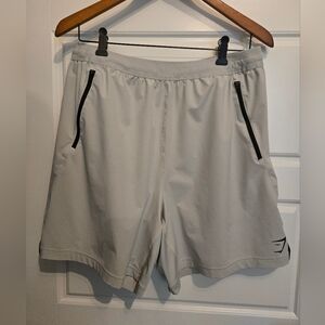 Men's Gymshark Gray Athletic Shorts Large